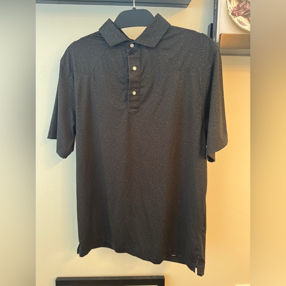 Iron Oak Black Patterned Shirt